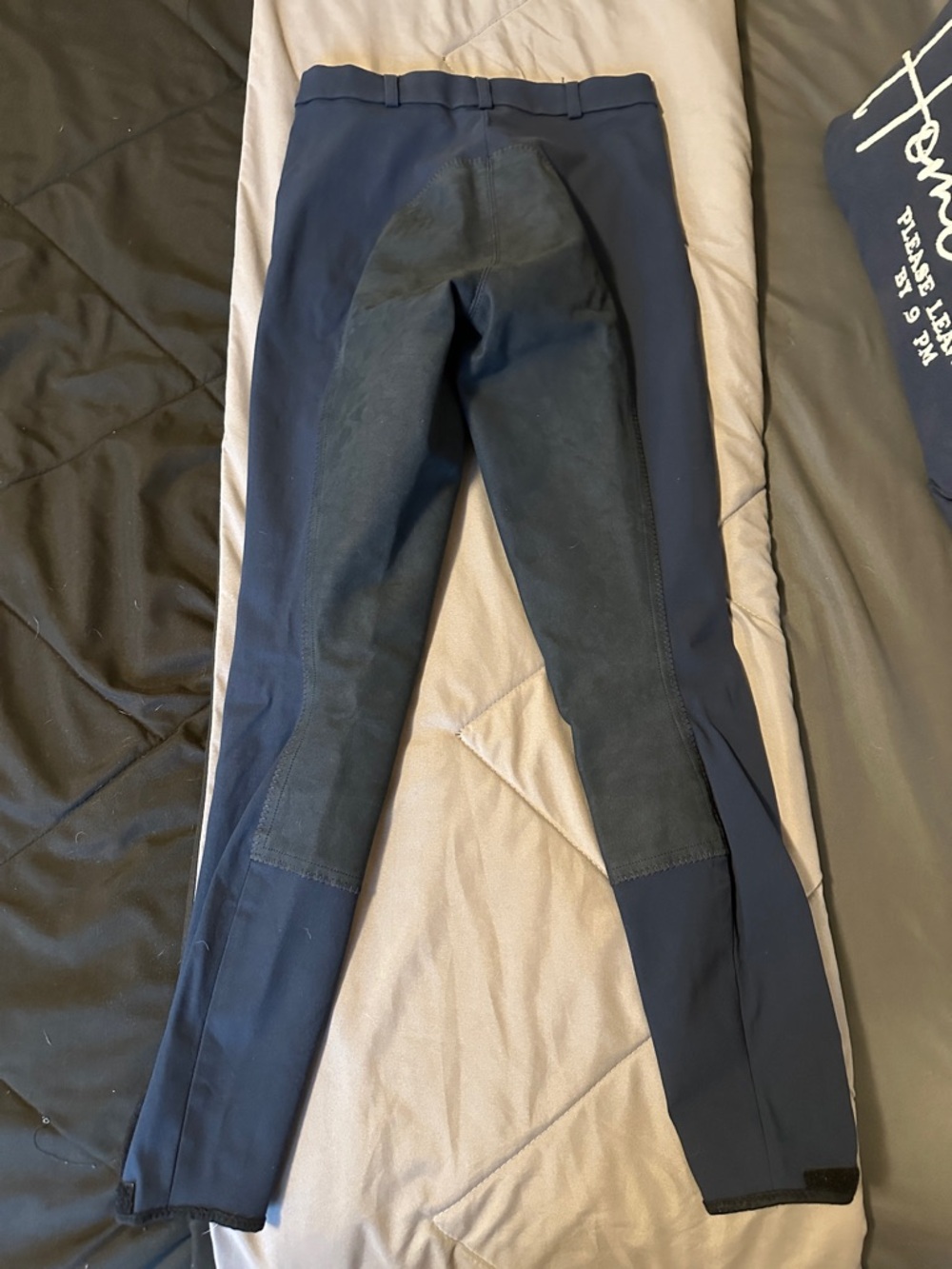 Women's Navy Riding Breeches - Picture 2 of 3